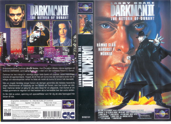 DARKMAN 2 (VHS)