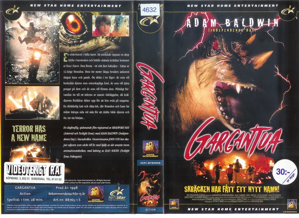 GARGANTUA (VHS)