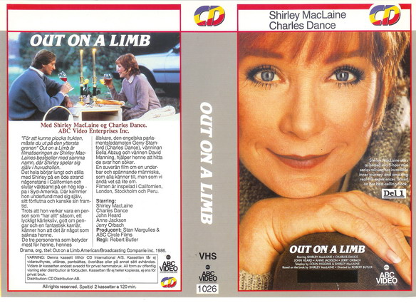 OUT ON A LIMB del 1 (Vhs-Omslag)