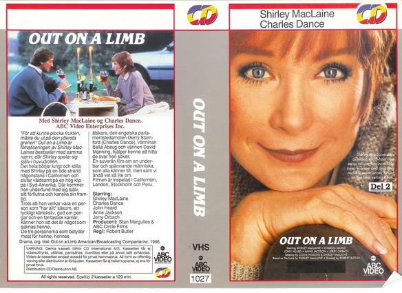 OUT ON A LIMB del 2 (Vhs-Omslag)