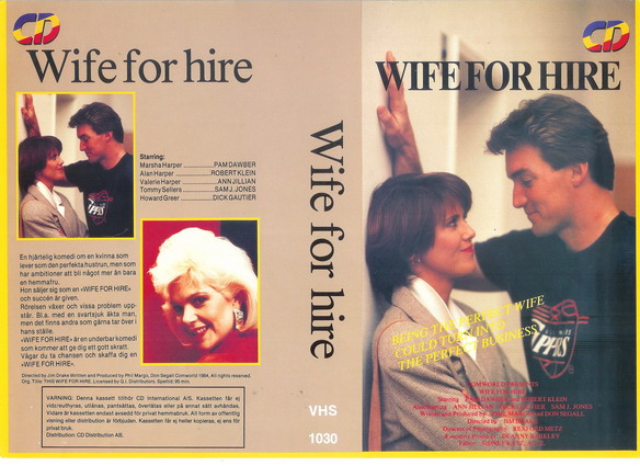 WIFE FOR HIRE (Vhs-Omslag)