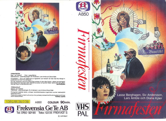 Firmafesten (VHS omslag)