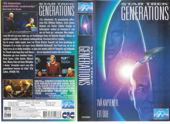 STAR TREK 7 GENERATIONS (VHS)