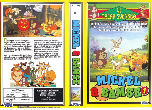 251 Mickel Och Bamse 1 (VHS)