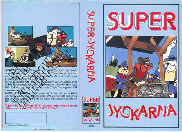 SUPER-JYCKARNA(vhs omslag)