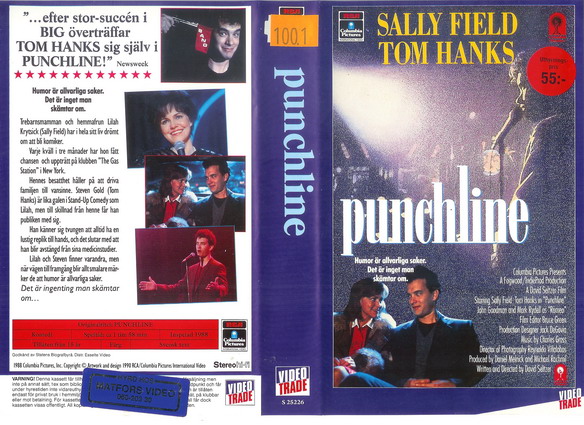 PUNCHLINE (vhs-omslag)