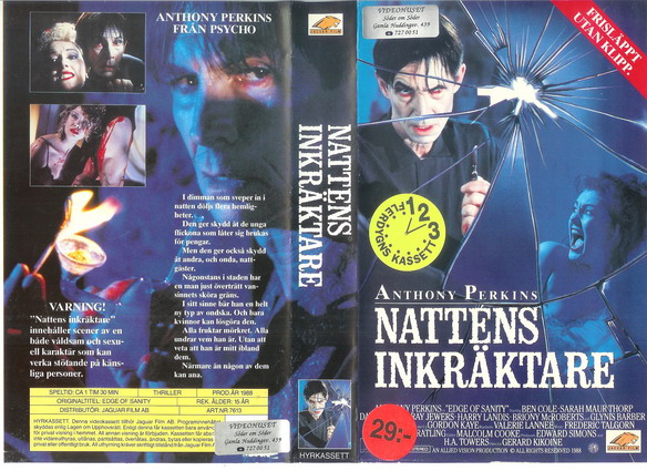 7613 NATTENS INKRÄKTARE (VHS)