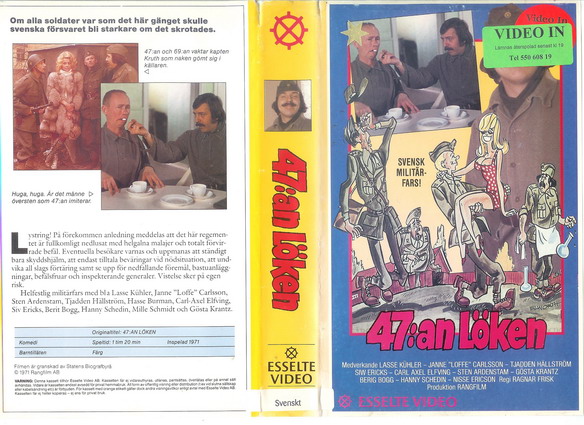 20105 47:AN LÖKEN (VHS)