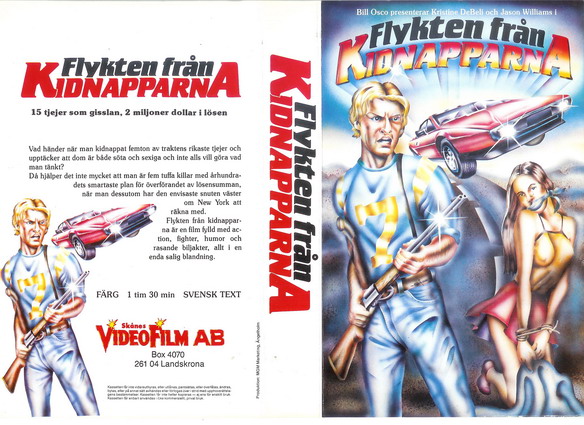 FLYKTEN FRÅN KIDNAPPARNA  (VHS)