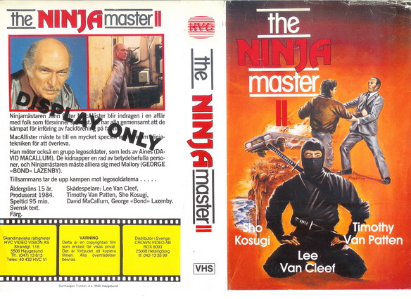 NINJA MASTER 2 (VHS)