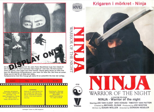 4745 NINJA:WARRIORS OF THE NIGHT (vhs)