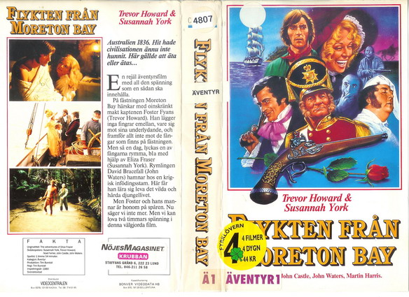 FLYKTEN FRÅN MORETON BAY (VHS)