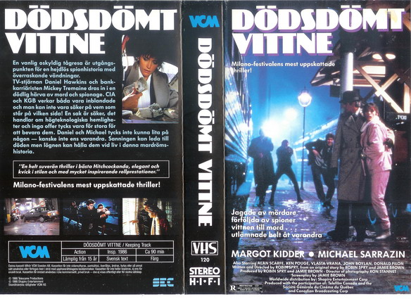 120 Dödsdömt Vittne (VHS)