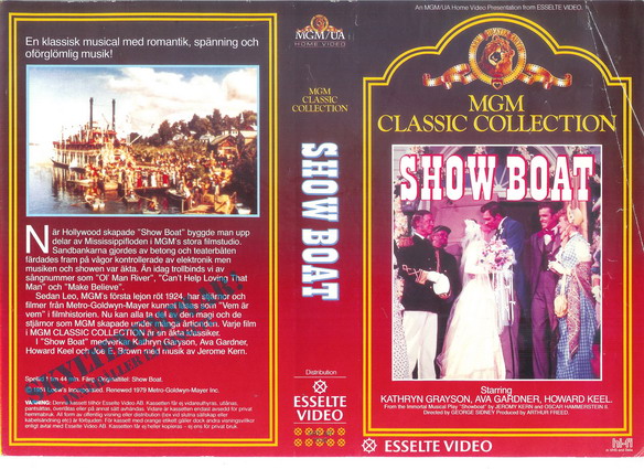 SHOW BOAT (Vhs-Omslag)