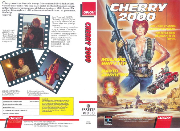 CHERRY 2000 (Vhs-Omslag)