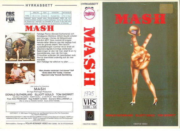 MASH (Vhs-Omslag)