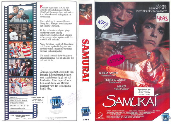 SAMURAI (Vhs-Omslag)