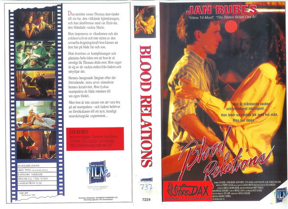 7224 BLOOD RELATIONS (vhs)