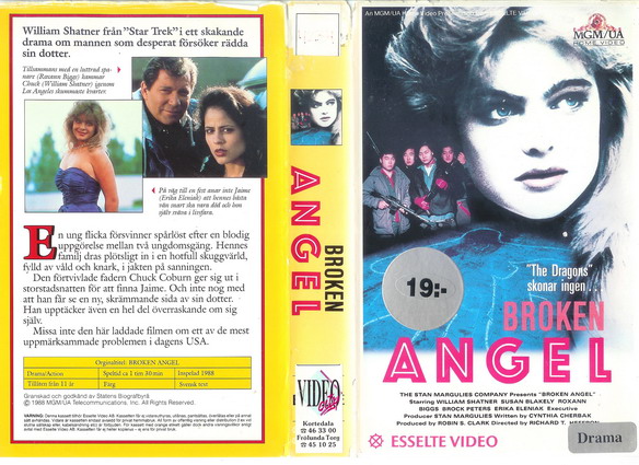 BROKEN ANGEL (Vhs-Omslag)