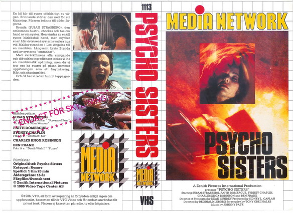 PSYCHO SISTERS (Vhs-Omslag)