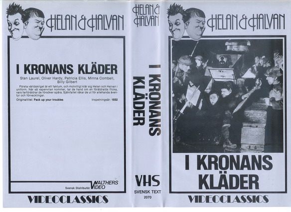 2070 HELAN & HALVAN I KRONANS KLÄDER (VHS)