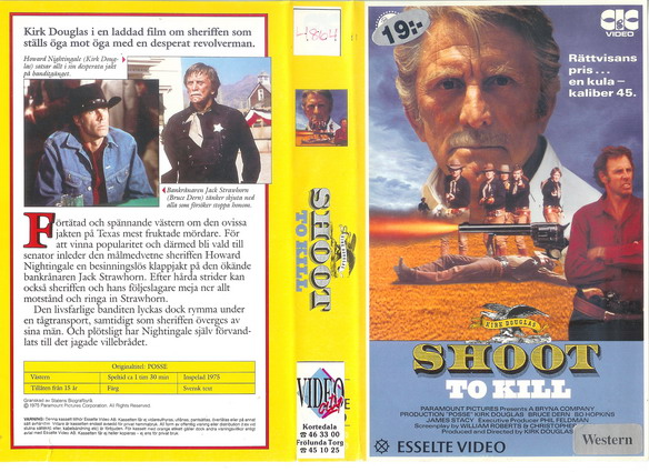 SHOOT TO KILL (Vhs-Omslag)