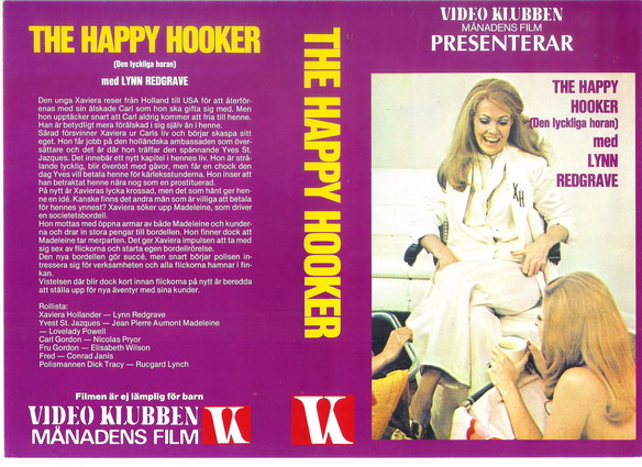 HAPPY HOOKER(vhs omslag)