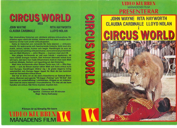CIRCUS WORLD (VHS)