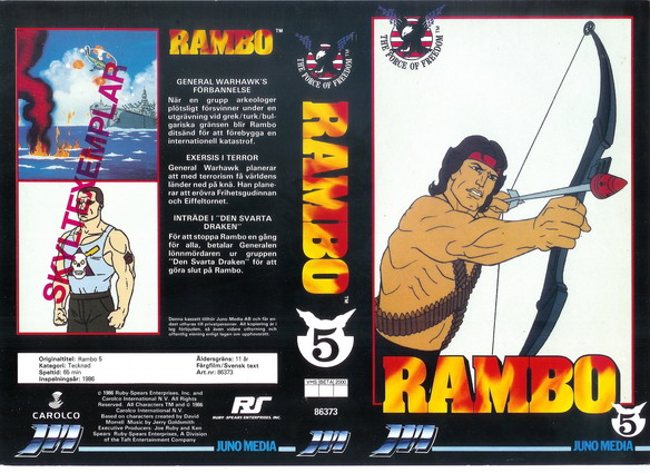 RAMBO 5 (Vhs-Omslag)