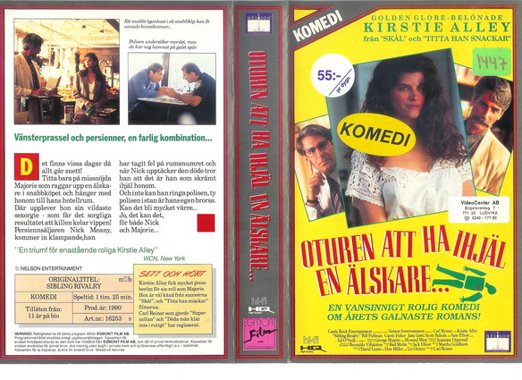 OTUREN ATT HA IHJÄL EN ÄLSKARE (Vhs-Omslag)