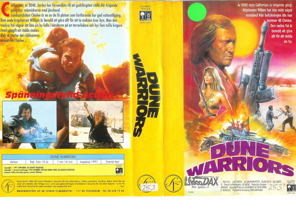 DUNE WARRIORS (VHS)
