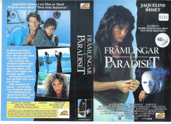 7707 FRÄMLINGAR I PARADISET (VHS)