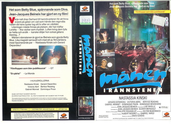 7302 Månen I Rännstenen (VHS)