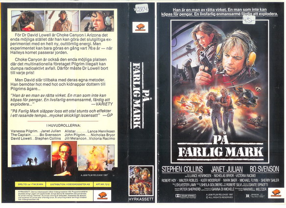 7212 PÅ FARLIG MARK (VHS)