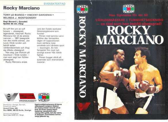 ROCKY MARCIANO(vhs omslag)
