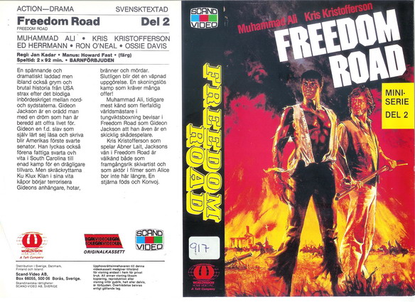 FREEDOM ROAD DEL 2(vhs omslag)