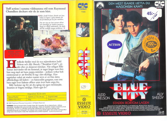 BLUE CITY (VHS)
