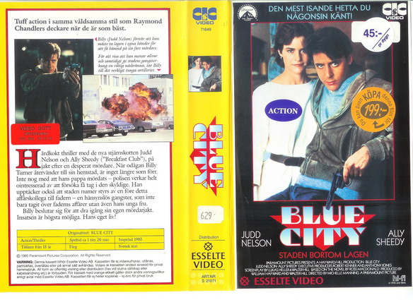 21071 BLUE CITY (VHS)