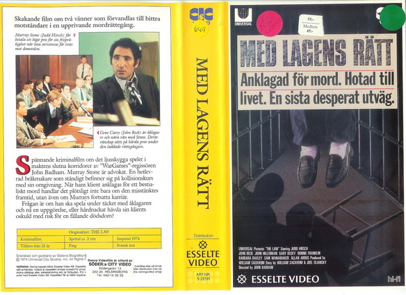 MED LAGENS RÄTT  (VHS)