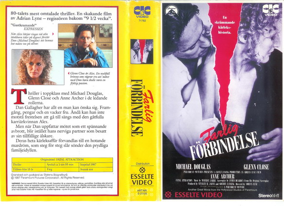 21135 FARLIG FÖRBINDELSE (VHS)