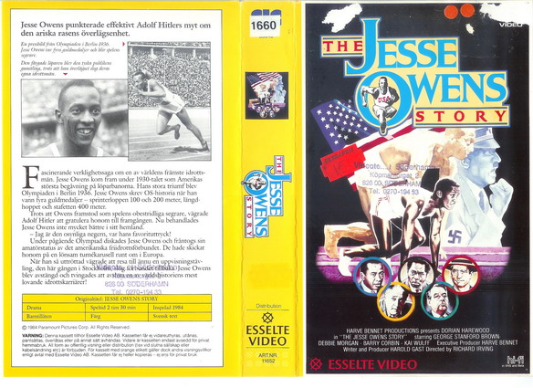 JESSIE OWENS STORY (VHS)