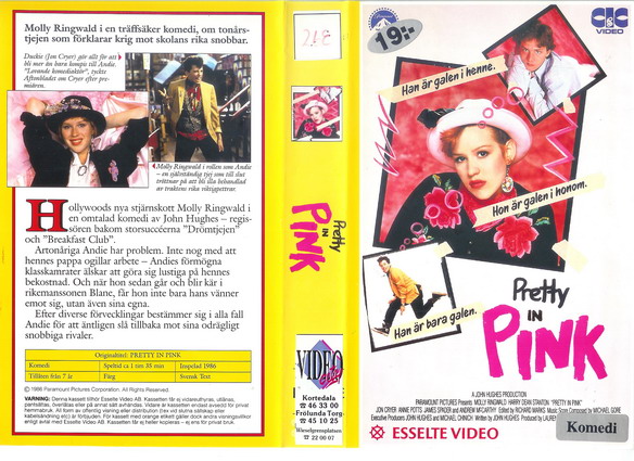 21073 PRETTY IN PINK  (VHS)