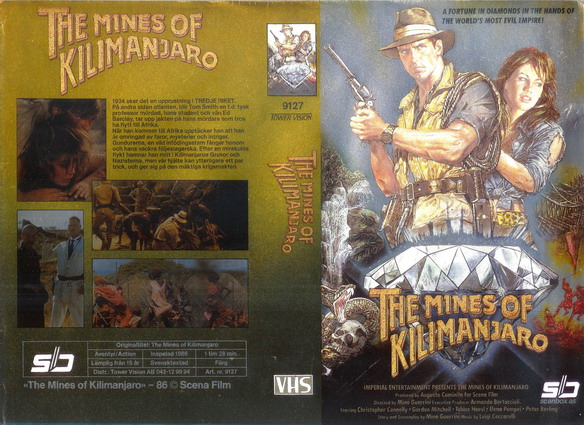 MINES OF KILIMANJARO (vhs-omslag)