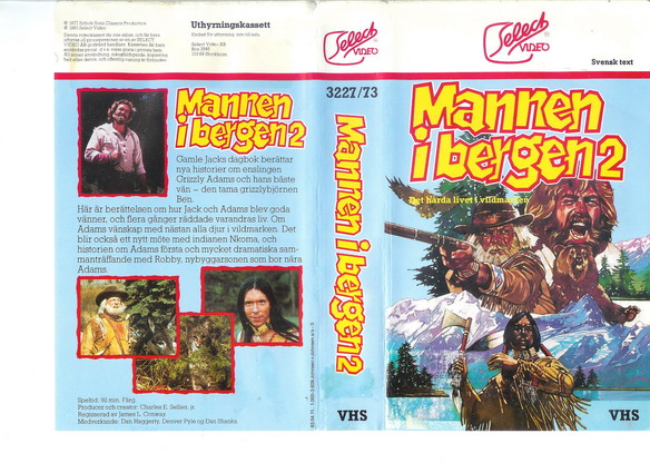 3227/73 MANNEN I BERGEN 2 (vhs)