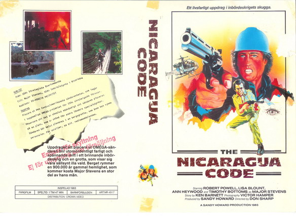 4917 NICARAGUA CODE-TECKNAT OMSLAG (VHS)