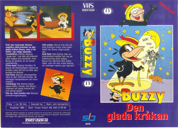 3010 BUZZY - DEN GLADA KRÅKAN (VHS)