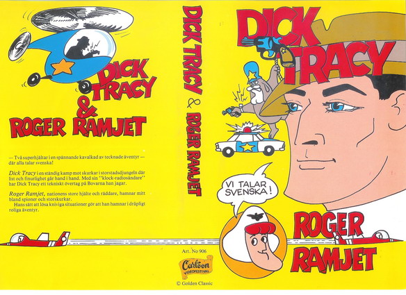 DICK TRACY & ROGER RAMJET (Vhs-Omslag)