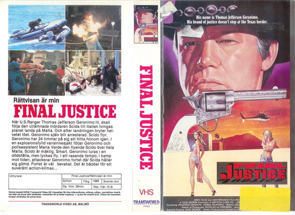 FINAL JUSTICE  (VHS)