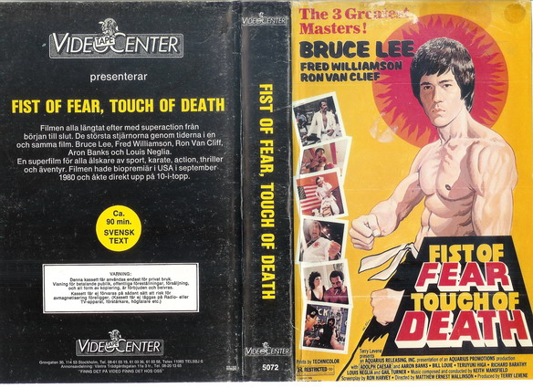 5072-FIST OF FEAR,TOUCH OF DEATH (VHS)