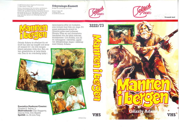 3222/73 MANNEN I BERGEN (VHS)